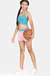 Zelocity Girls Sports Bra With Removable Padding - Biscay Bay — thumbnail 4
